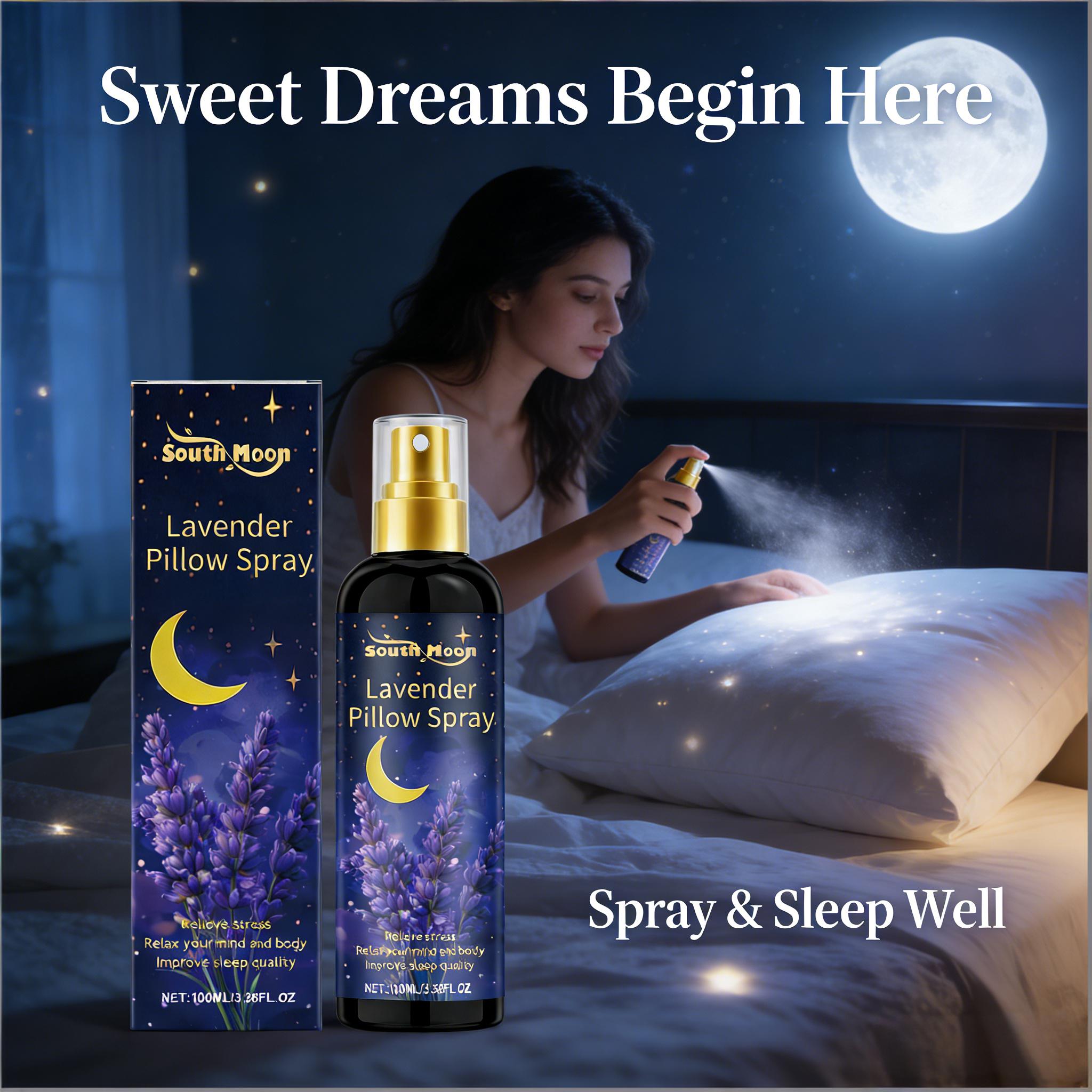 Lavender Pillow Spray - Schlafspray Lavendel für Kissen Angstlinderung Einschlafen