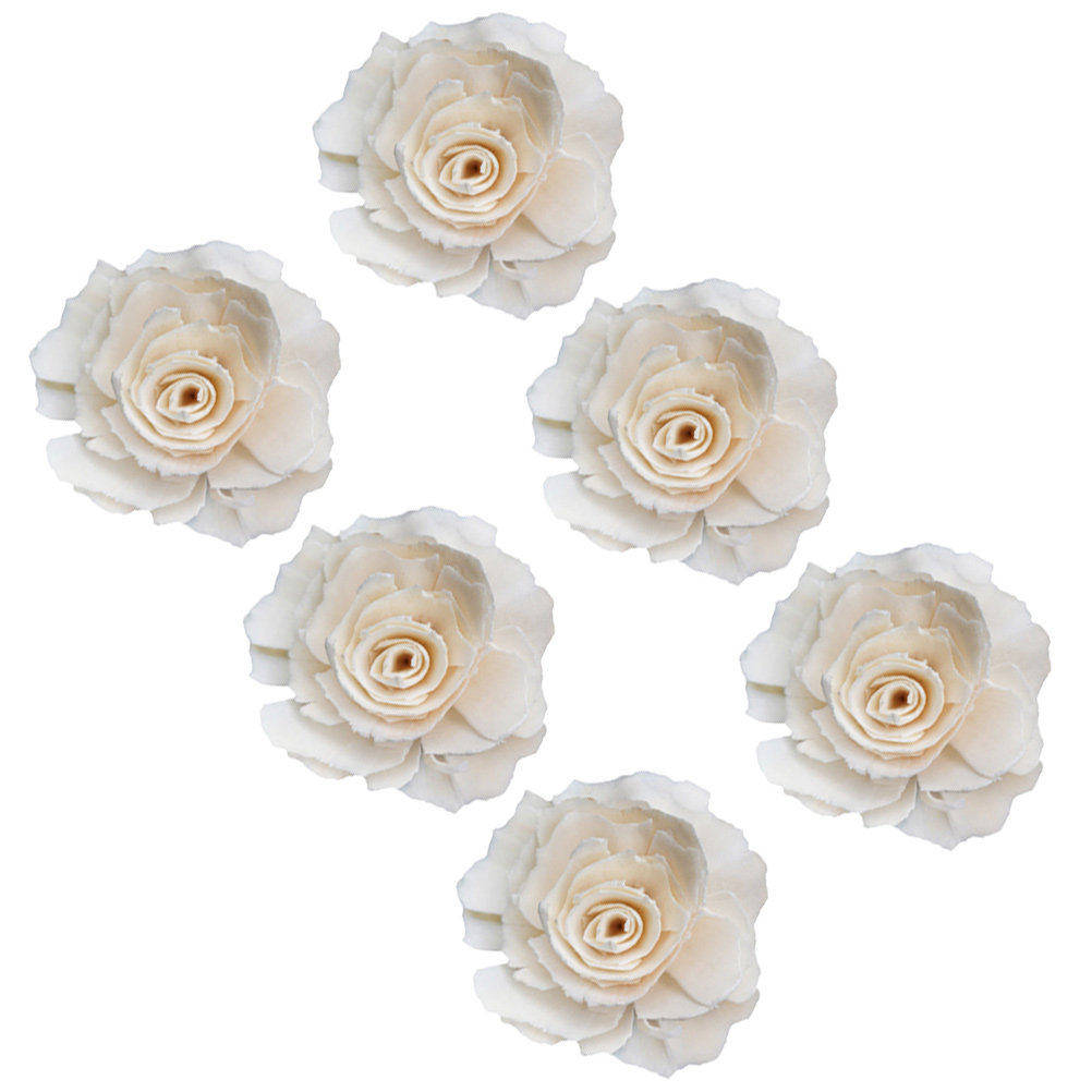 Home Fragrance Diffuser Sticks - 6 Stück Natürliche Handgefertigte Diffusorblumen, Feuerfreier