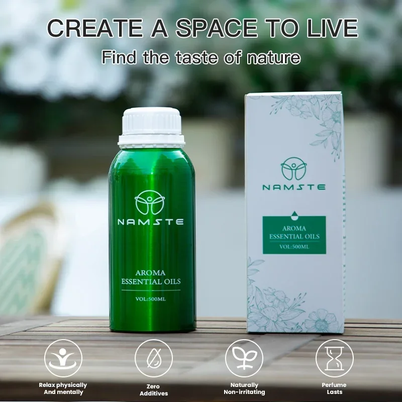 Home Fragrance Mist - Namaste 500 ml Aroma-Diffusor, ätherische Öle,