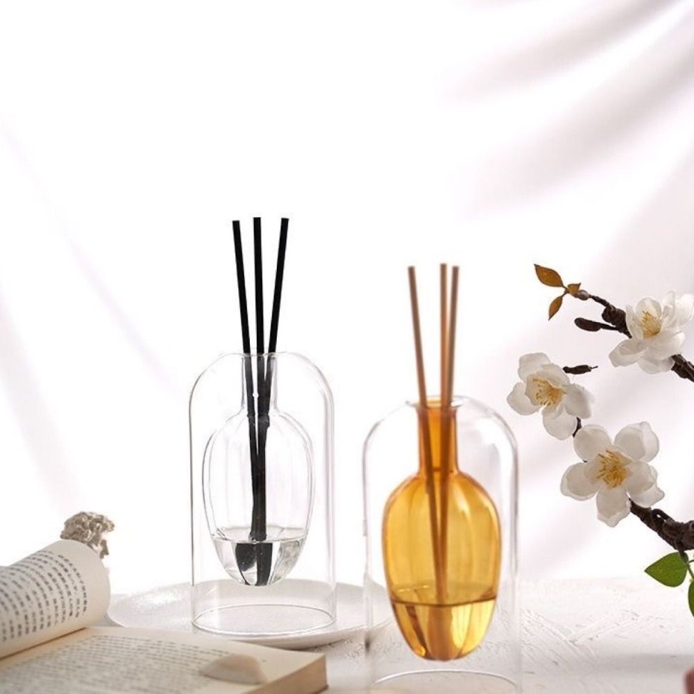 Home Fragrance Diffuser Sticks - Kreative Aromatherapie-Diffusorflasche 130/200 ml mit Diffusoren,