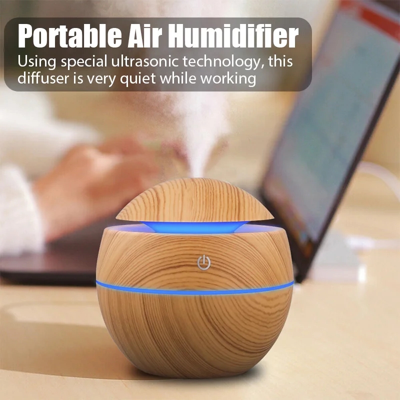 Home Fragrance Mist - Hause Holzmaserung Luftbefeuchter Reiniger Aroma Diffusor