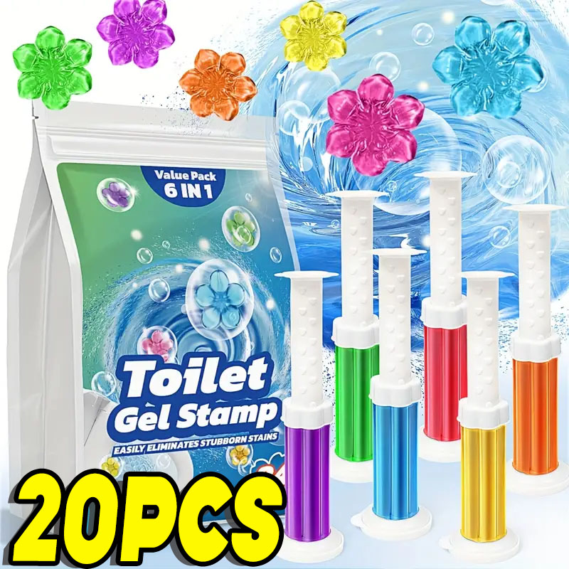 Gel Air Freshener - 1/20 stücke Blume Wc Reiniger Gel