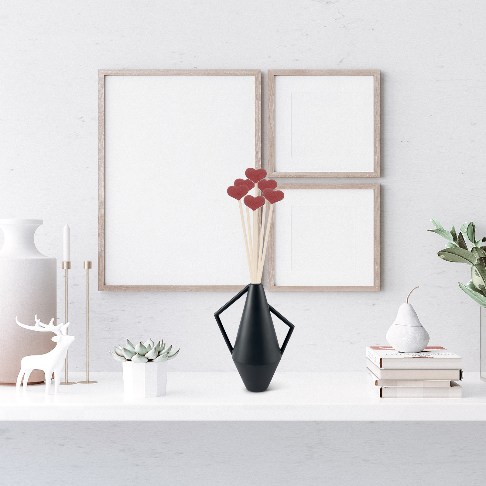 12 Stück herzförmige Rattan-Di – Home Fragrance Diffuser Sticks Bewertung und Preis