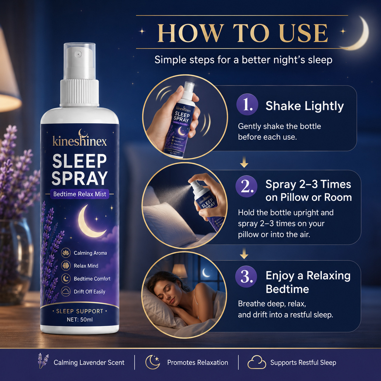 Schlafspray – Entspannungsspra – Lavender Pillow Spray Bewertung und Preis